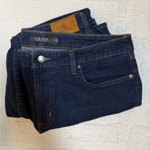 Lauren Ralph Lauren Women's Dark Denim Jeans size 16
